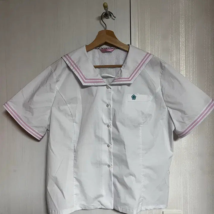 [BUNJANG] Geunmyeonggo High School Summer Blouse Size 125 / 근명고 세라복 하복블라우스 125