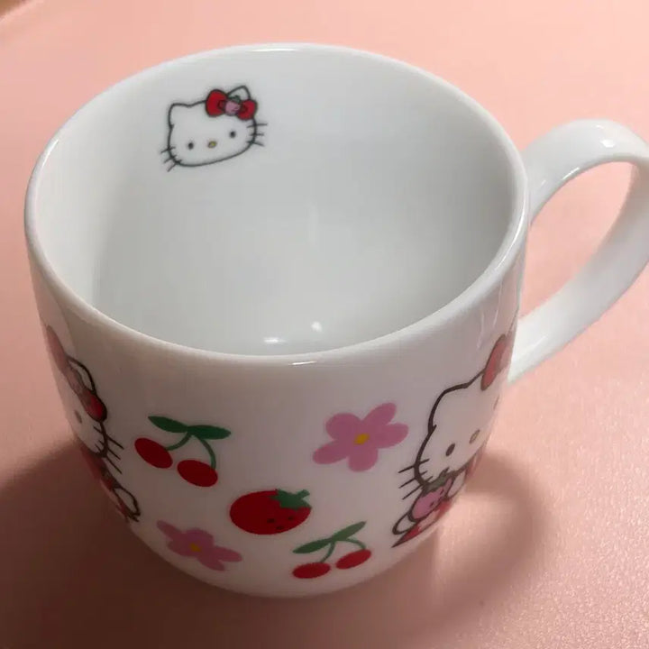[BUNJANG] 1996 Strawberry Kitty Retro Vintage Mug / 1996 고전키티 딸기키티 레트로 빈티지 머그컵 소품 새상품