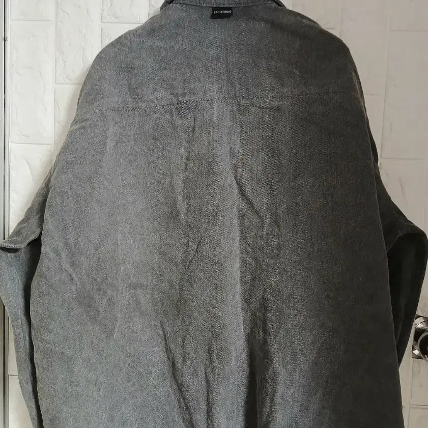 [BUNJANG] ESC Studio Vintage Washed Oversized Two-Pocket Shirt / ESC 스튜디오 빈티지 워싱 남방 셔츠