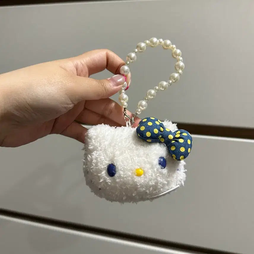 [BUNJANG] Sanrio Pearl Hello Kitty Keyring (Taiwan Limited Edition) / 산리오 대만한정 진주 키티 키링