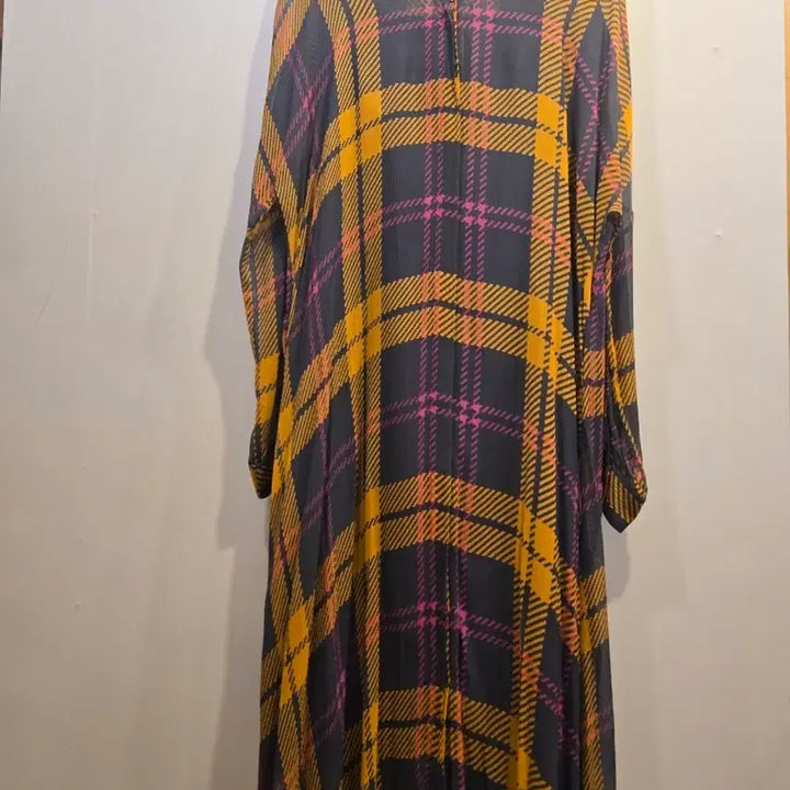 [BUNJANG] HUGO BOSS Check Long Dress / HUGO BOSS 체크 롱 원피스