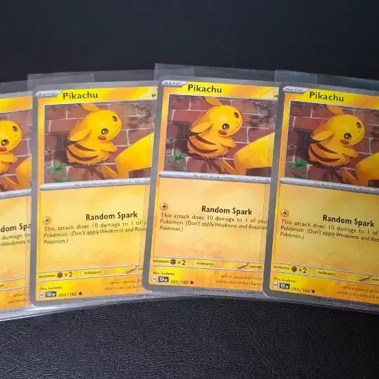 [BUNJANG] Pokemon 30th Anniversary Pikachu Promo Cards (4-Card Bundle Set) / (B급)포켓몬카드 30주년 피카츄 프로모카드 4장 일괄