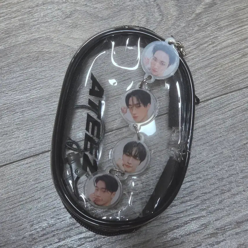 [BUNJANG] ATEEZ SAN SEONGHWA "ColdTeez" "KkyuTeez" Sydney Travel Pack Unit Keychain Pouch Set / 에이티즈 산 성화 냉티즈 뀨티즈 시드니 트래블팩 산성화 키링 유닛 파우치