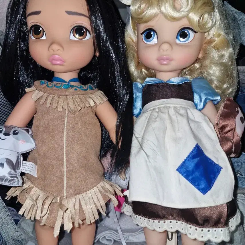 [BUNJANG] Disney Baby Doll Pocahontas Nudgie Cinderella Bundle Set / 디즈니 베이비돌 포카혼타스 누더기 신데렐라 일괄