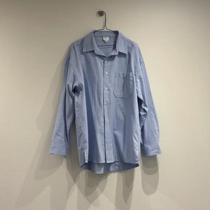 [BUNJANG] Untapped Studio Oversized Sky Blue Shirt / 오버핏 하늘색 남방 셔츠 (언탭트 스튜디오)