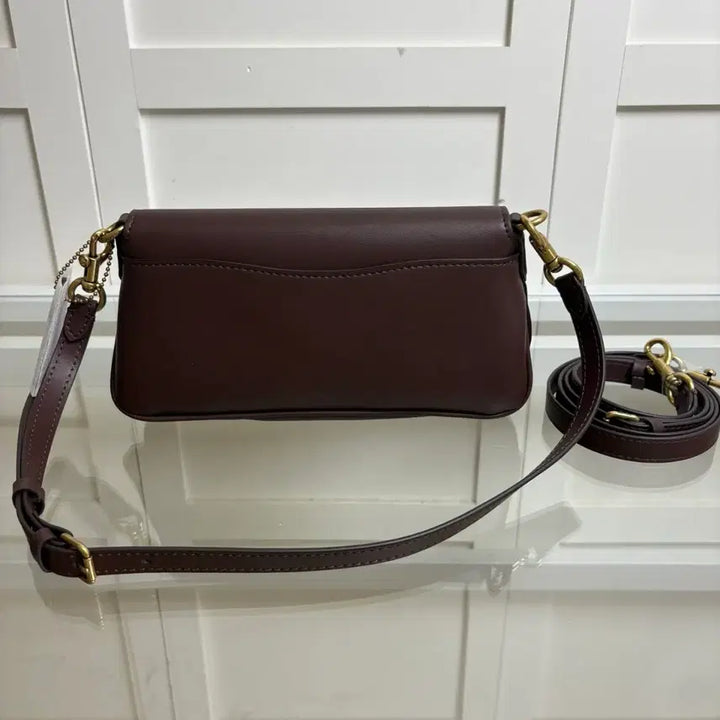 [BUNJANG] Coach Tabby Shoulder Bag Brown with Strap / 코치 태비 숄더백 브라운 + 스트랩