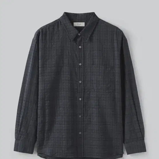 [BUNJANG] Fabrega Kylie Check Shirt (Dark Navy) / 파브레가 카일리 체크 셔츠 (다크 네이비)