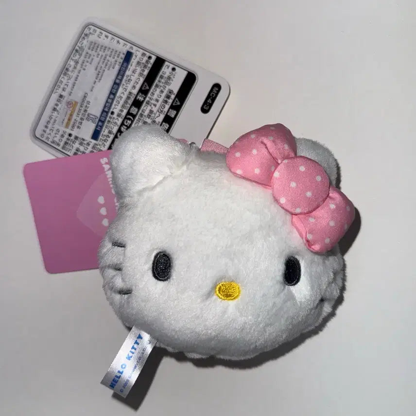 [BUNJANG] Sanrio Hello Kitty Mascot Face Keyring / 산리오 헬로키티 마스코트 페이스 키링 kc인증 완료 정품