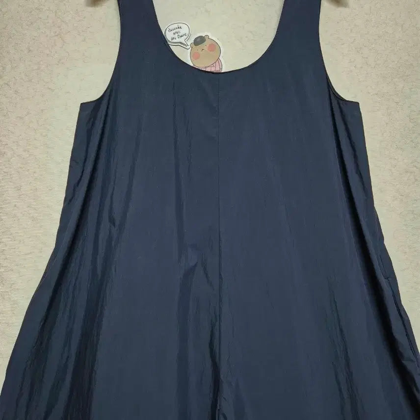 [BUNJANG] Navy Wide Jumpsuit Summer Fabric / (새상품)  와이드  점프슈트