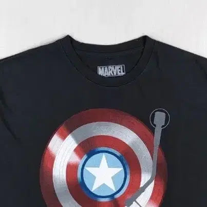 [BUNJANG] Marvel Captain America Graphic T-Shirt / 마블 캡틴아메리카 반팔 티셔츠 L