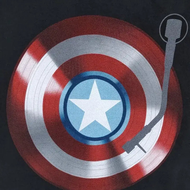 [BUNJANG] Marvel Captain America Graphic T-Shirt / 마블 캡틴아메리카 반팔 티셔츠 L