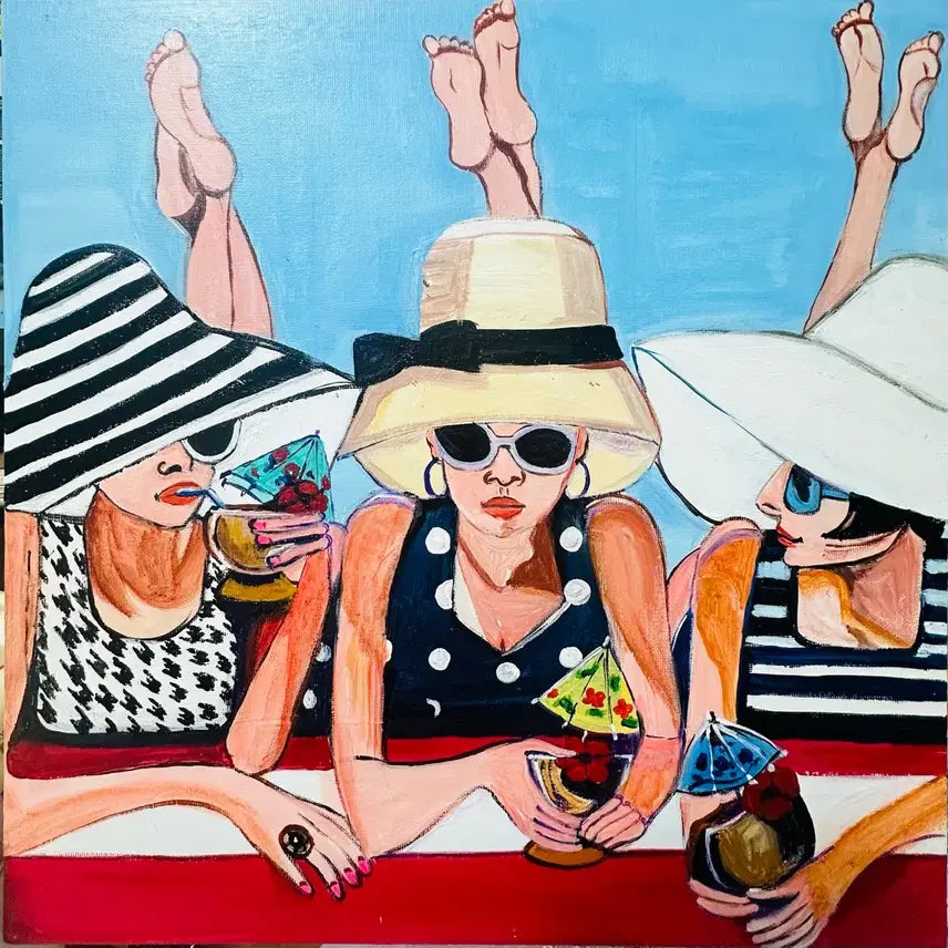 [BUNJANG] Resting Three Women Canvas Art / 세여인의휴식(캔버스)