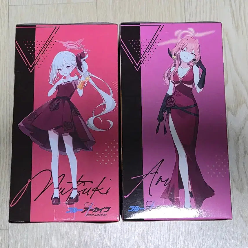 [BUNJANG] Sega Blue Archive Yumemirizu Mutsuiki &amp; Aru 2-Figure Set / 세가 블루 아카이브 유메미리즈 무츠키, 아루 피규어 2종 판매