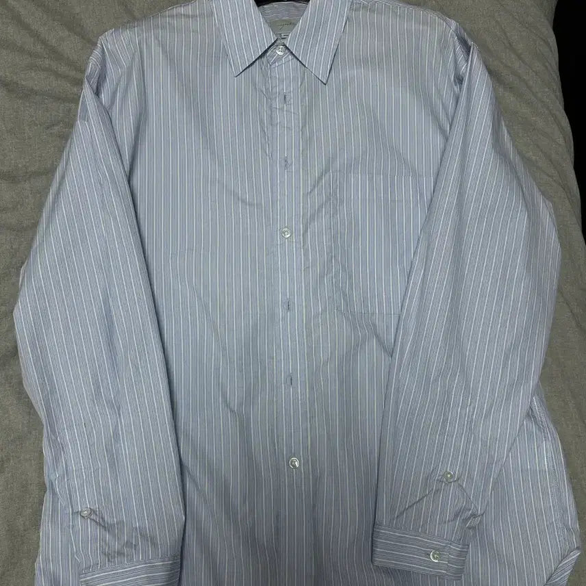 [BUNJANG] YOUTH Stripe Shirt Blue / 유스 스트라이프 셔츠 블루