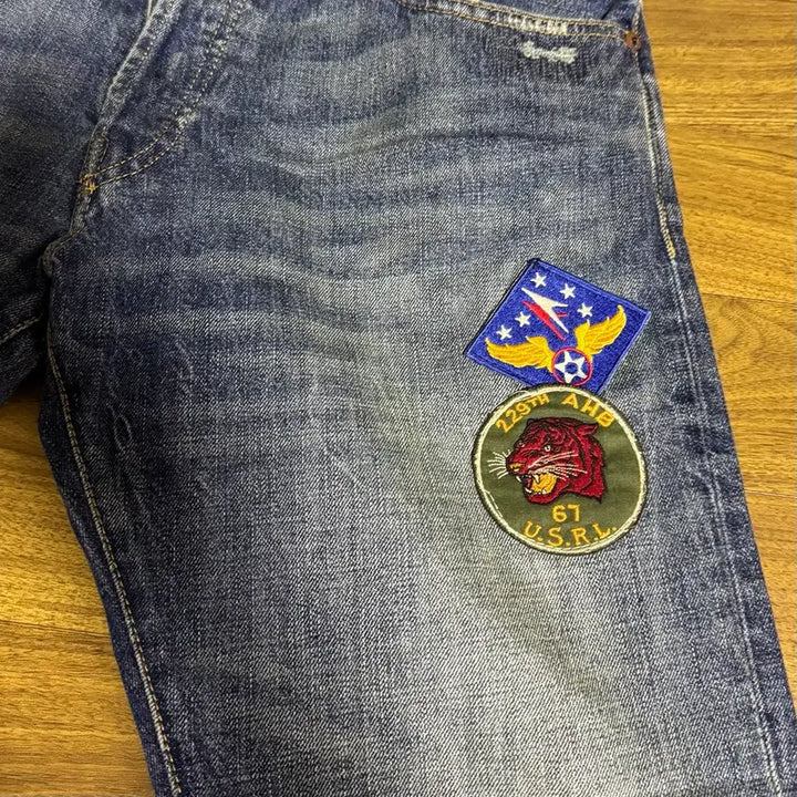 [BUNJANG] Polo Sullivan Slim Patch Denim - Waist 33, Length 32 / 폴로 설리번 슬림 패치 데님 허리33 기장32 노수선