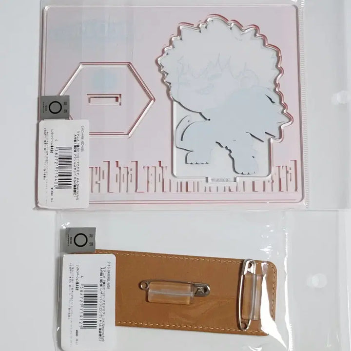 [BUNJANG] My Hero Academia Bakugo Mochocho Acrylic Stand &amp; Leather Badge Bundle Set / 나의 히어로 아카데미아 바쿠고 mochocho 아크릴, 가죽 배지 일괄