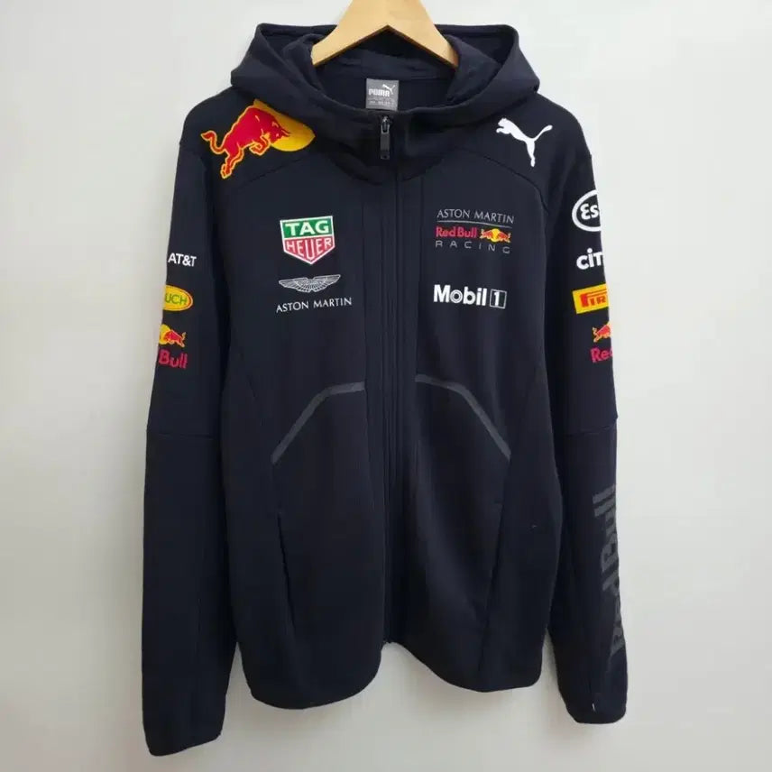 [BUNJANG] Puma x Red Bull Racing Collaboration Hooded Zip-Up M / F1 푸마 콜라보 레드불 레이싱 후드집업