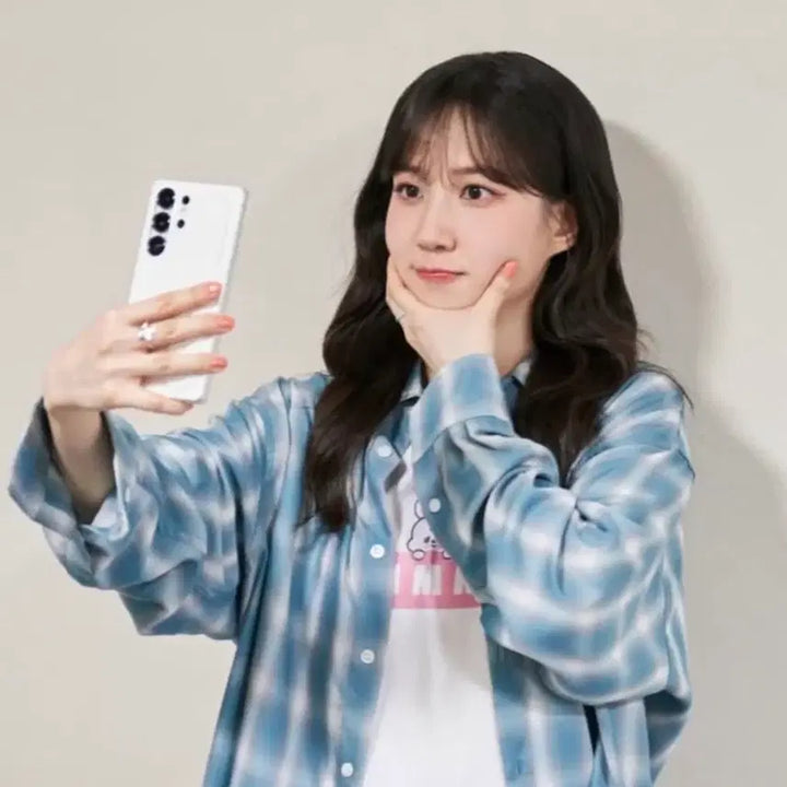 [BUNJANG] Park Eun Bin Official Goods Checkered Shirt (Photocard Excluded) / (포카 미포함) 박은빈 공식 굿즈 체크셔츠