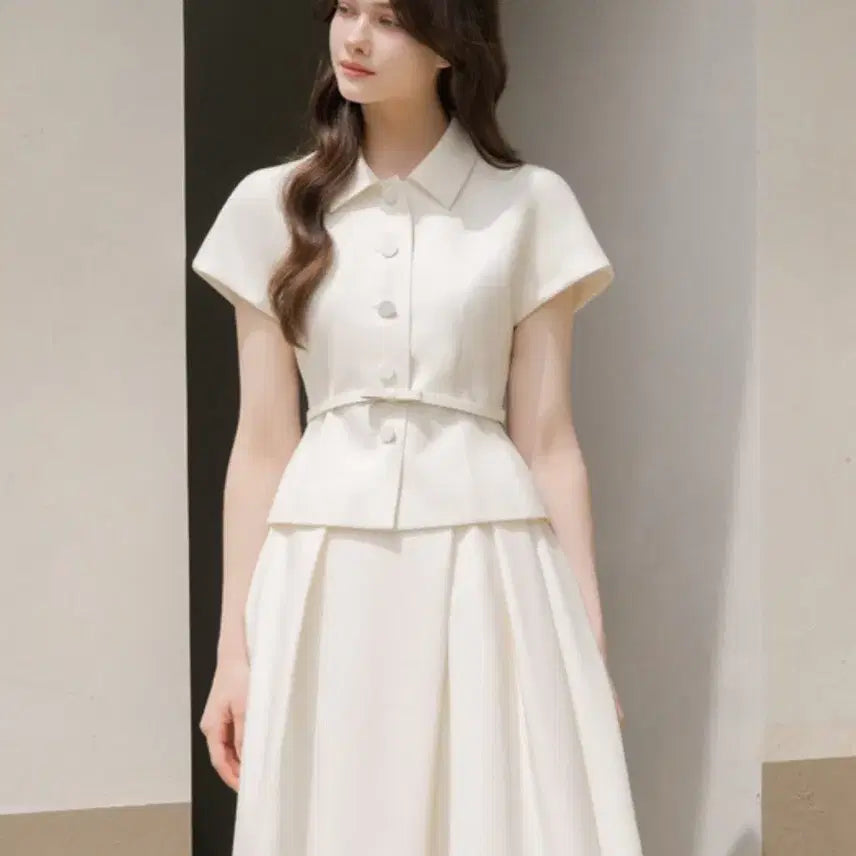 [BUNJANG] Le Romantique Ivory Two-Piece Set (2nd Birthday/Doljanchi Outfit) / 르로망 투피스, 2부 원피스
