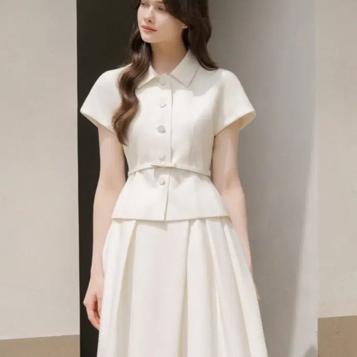 [BUNJANG] Le Romantique Ivory Two-Piece Set (2nd Birthday/Doljanchi Outfit) / 르로망 투피스, 2부 원피스