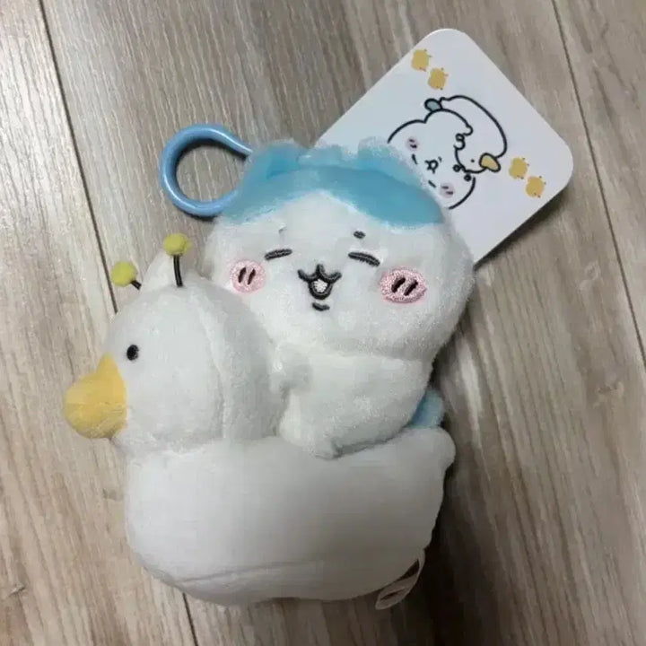 [BUNJANG] Chikawa Baby Hachiware Duck Mascot Plush Toy / 먼작귀 베이비 치이카와 하치와레 오리 변기 마스코트 인형