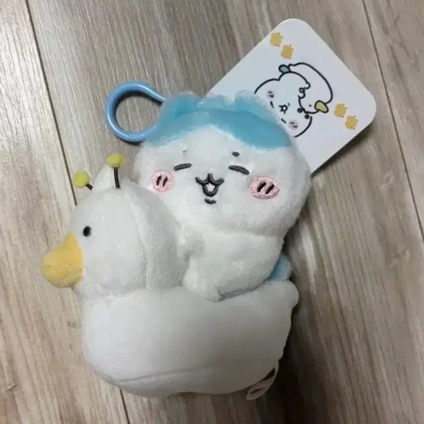 [BUNJANG] Chikawa Baby Hachiware Duck Mascot Plush Toy / 먼작귀 베이비 치이카와 하치와레 오리 변기 마스코트 인형