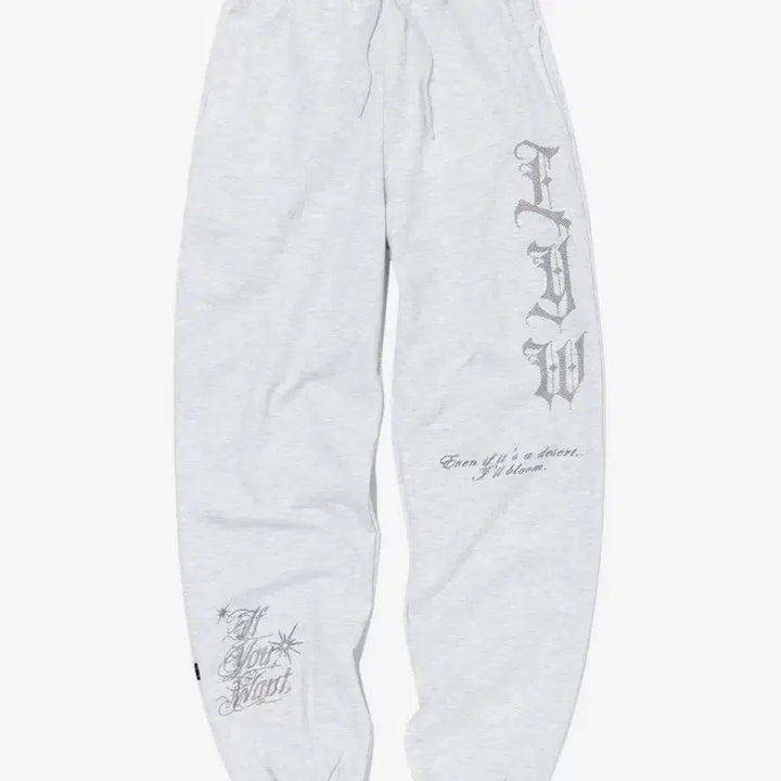 [BUNJANG] Ifuownt DIA Balloon Jogger Sweatpants White Melange M / 이퓨원트 조거 스웻팬츠