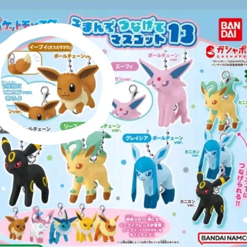 [BUNJANG] Sealed Pokemon Eevee Chain Gacha / 미개봉) 포켓몬 대롱연결가챠 이브이
