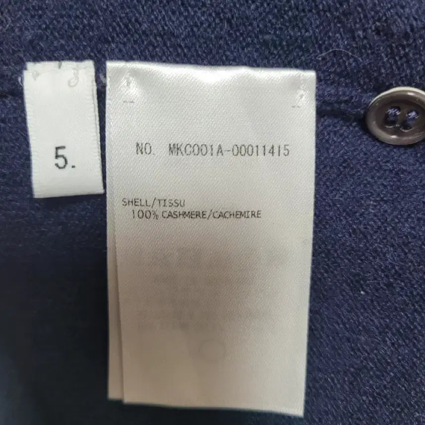 [BUNJANG] Thom Browne Navy Cashmere Cardigan Size 5 / (새상품급)톰브라운 캐시미어 가디건5사이즈 팝니다