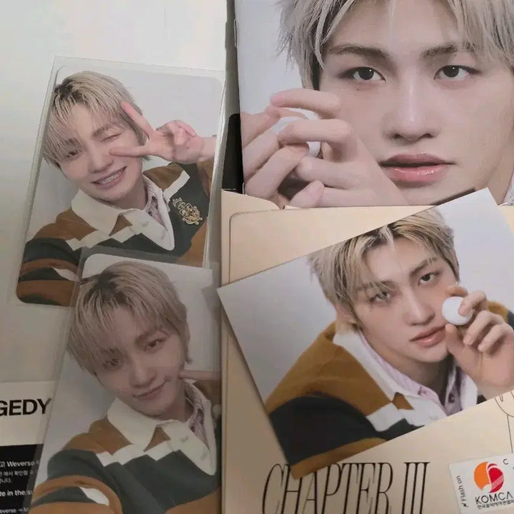 [BUNJANG] TWS NO TRAGEDY Compact Version Blush Jihoon Full Set / 투어스 NO TRAGEDY 컴팩트 버전 BLUSH 지훈 풀셋