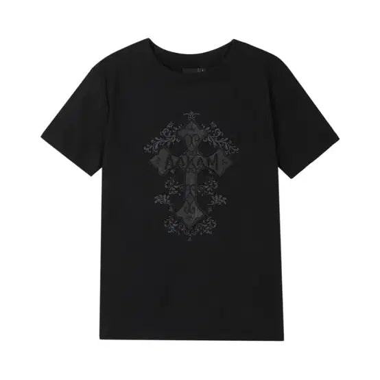 [BUNJANG] ARCAM Cros2 Half Top T-Shirt Black Size 1 / 아캄 반팔 새상품 Cros2 Half Top 블랙 사이즈 1