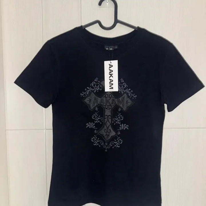 [BUNJANG] ARCAM Cros2 Half Top T-Shirt Black Size 1 / 아캄 반팔 새상품 Cros2 Half Top 블랙 사이즈 1