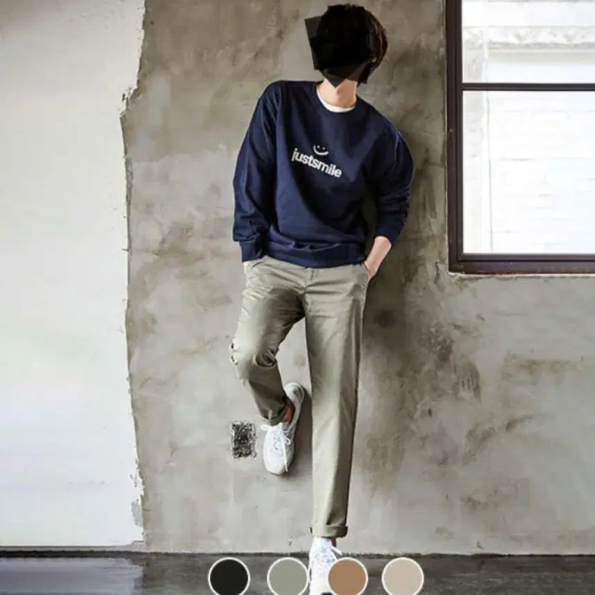 [BUNJANG] Giordano Cotton Pants Beige / 지오다노 면바지 (미사용)