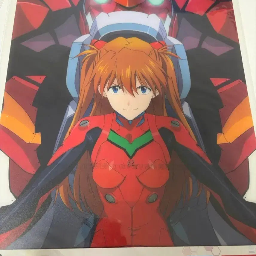 [BUNJANG] Bandai Evangelion Asuka Clear Poster / 반다이 에반게리온 아스카 클리어포스터