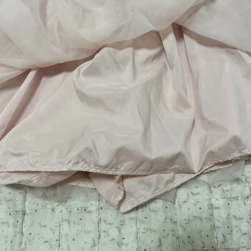 [BUNJANG] Pink Tulle Tutu Skirt / 연분홍색 핑크색 튜튜 스커트 치마 러블리힙 발레코어