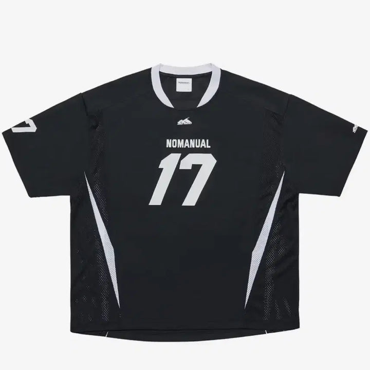 [BUNJANG] Nomenuual 17 Mesh Block Football Short Sleeve Jersey / (M) 노매뉴얼 져지 17 메쉬 블록 풋볼 반팔