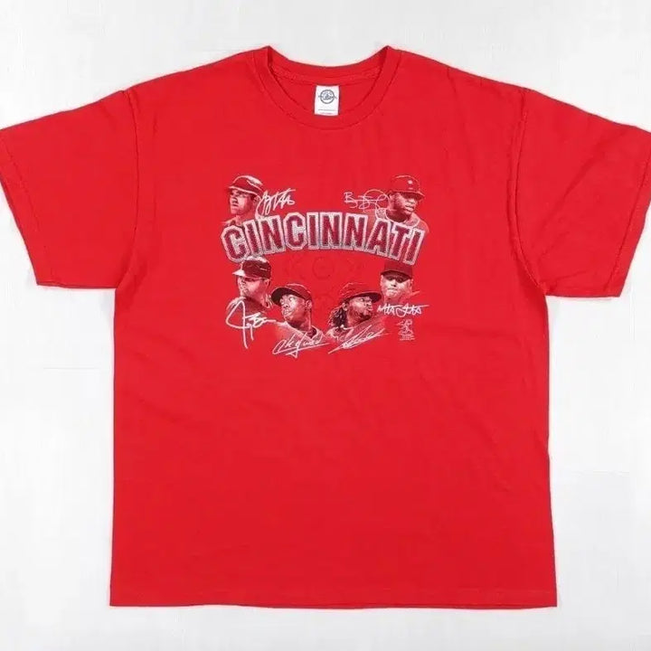 [BUNJANG] MLB Cincinnati Reds 2014 Graphic Print T-Shirt XL / MLB 2014 신시내티 레즈 반팔 티셔츠 XL
