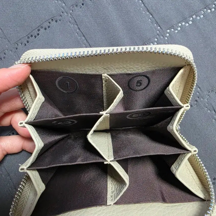 [BUNJANG] Ronneb Japanese Yen Coin Purse RFID Blocking Travel Wallet Beige / 로네브 일본 엔화 동전지갑 여행지갑 RFID차단 베이지색