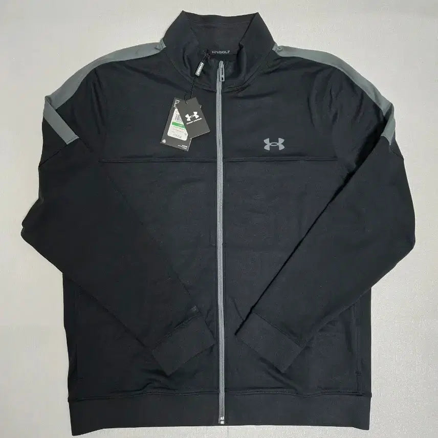 [BUNJANG] Under Armour Golf Black Full-Zip Jacket L New / 언더아머 골프 블랙 집업 자켓 L 새상품