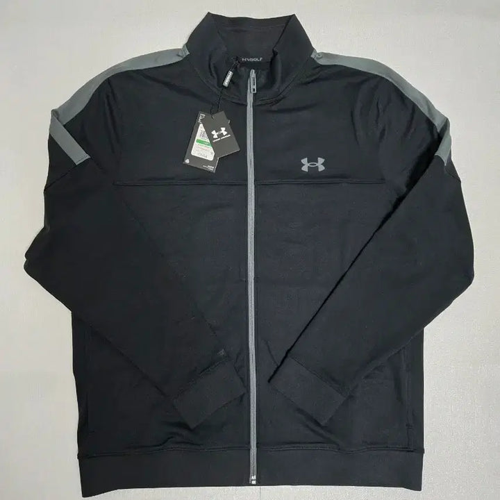 [BUNJANG] Under Armour Golf Black Full-Zip Jacket L New / 언더아머 골프 블랙 집업 자켓 L 새상품
