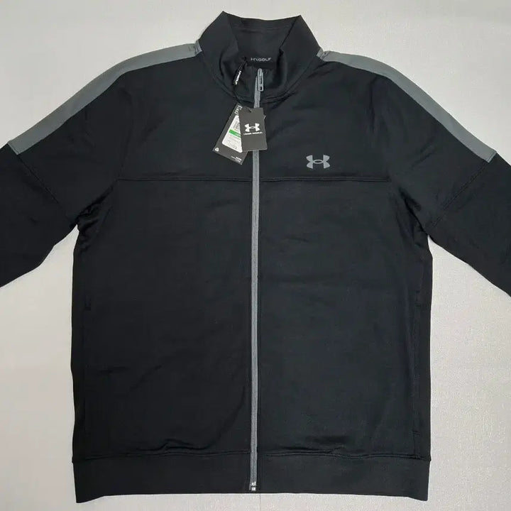 [BUNJANG] Under Armour Golf Black Full-Zip Jacket L New / 언더아머 골프 블랙 집업 자켓 L 새상품