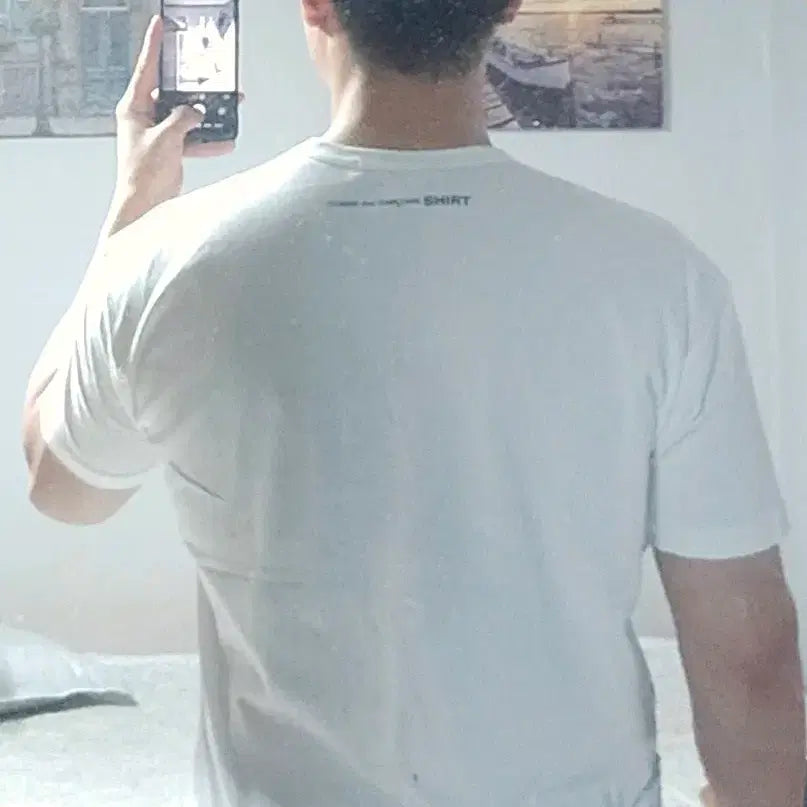 [BUNJANG] Comme des Garçons Blackheart Logo Back Oversized T-Shirt / 꼼데가르송 셔츠 백로고 반팔티  오버핏
