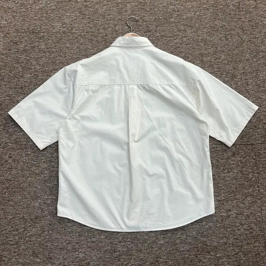 [BUNJANG] Covernat C Logo Cotton Short Sleeve Shirt - Size M / 커버낫 C로고 코튼 반팔 셔츠 M
