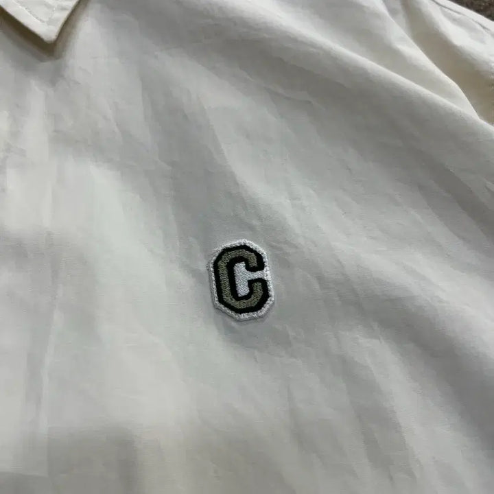 [BUNJANG] Covernat C Logo Cotton Short Sleeve Shirt - Size M / 커버낫 C로고 코튼 반팔 셔츠 M