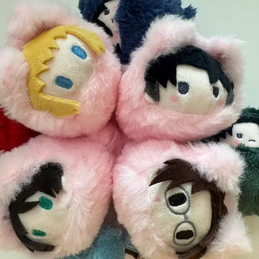 [BUNJANG] Attack on Titan Haru Neko Plush Set Eren Armin Levi Hange / (일괄) 진격의 거인 하루냥코 누이 에렌 아르민 리바이 한지 인형