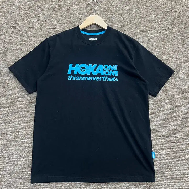 [BUNJANG] Hoka x Thisisneverthat Black T-Shirt Size S / 호카x디스이즈네버댓 반팔티 블랙 S