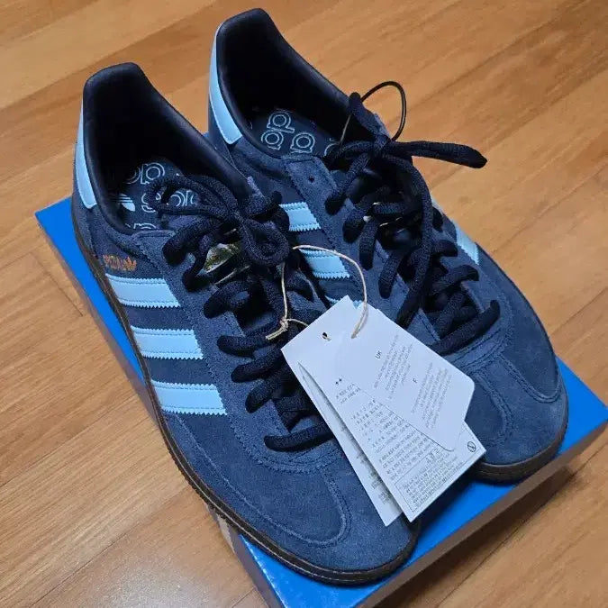 [BUNJANG] Adidas Spezial Handball Collegiate Navy Suede Sneakers / 아디다스 스페지알 핸드볼 컬리지에이트 네이비