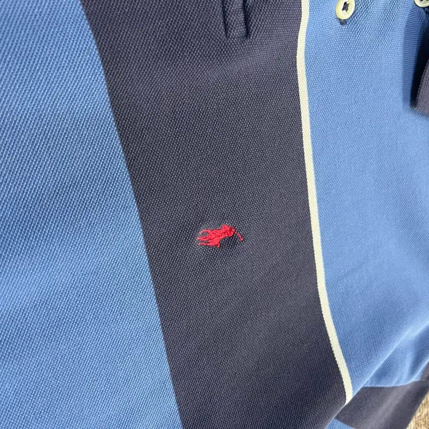 [BUNJANG] Polo Ralph Lauren Striped Polo Shirt XL / 폴로 랄프로렌 스트라이프 카라티 XL