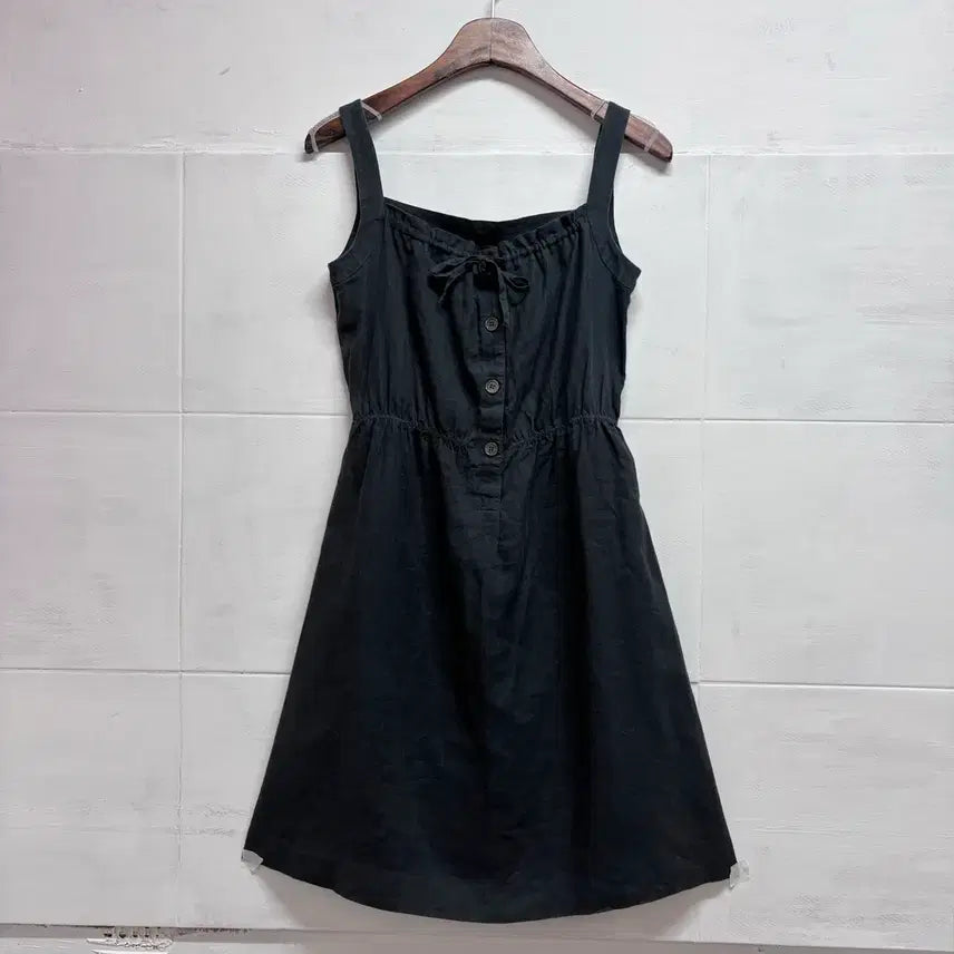 [BUNJANG] A.P.C. Navy Linen Slip Dress XS / A.P.C. 아페쎄 네이비 린넨 슬립 원피스 XS JPN