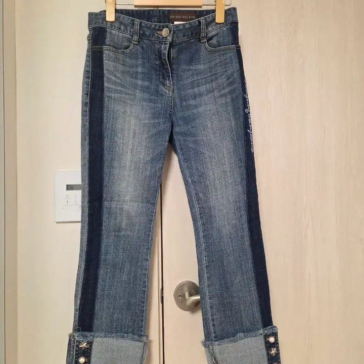 [BUNJANG] Son Jung Wan Pearl Embellished Trousers / 손정완 진주바지